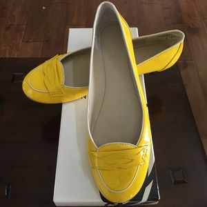 Nine West Yellow Patent Shoes