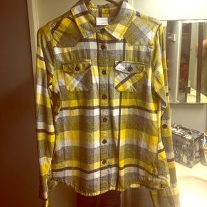 yellow plaid flannel