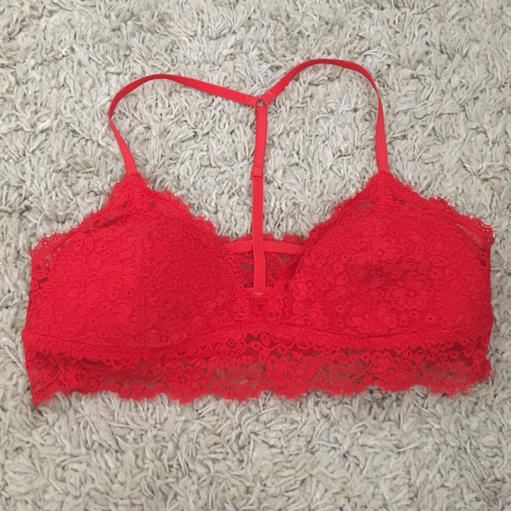 Red Lace Bralette