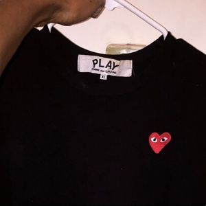 Commes Des Garcon crew Neck Tee Shirt Size XL