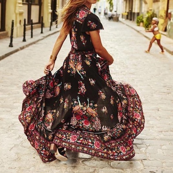 LAST 1 Señorita Dress Stunning Floral print design - Picture 2 of 8