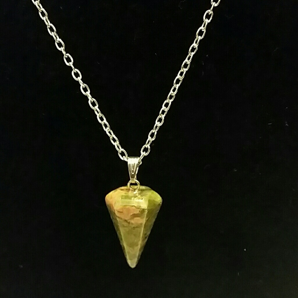 Unakite Healing Stone Necklace
