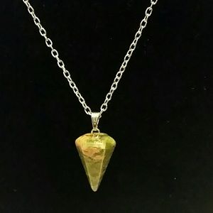 Unakite Healing Stone Necklace