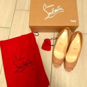 Christian Louboutin Youyou Patent Nude Pump