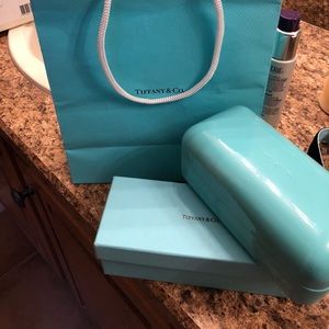 Tiffany Sunglasses case with box and bag