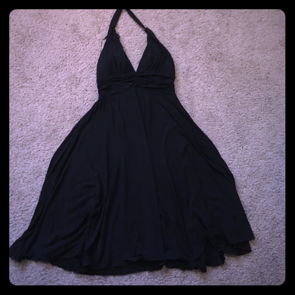 Juniors halter dress