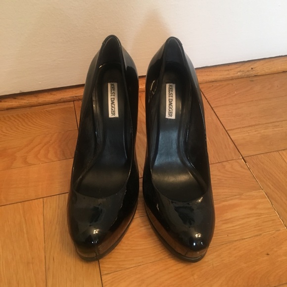 NEVER WORN kelsi dagger high heels pumps black - Picture 4 of 5