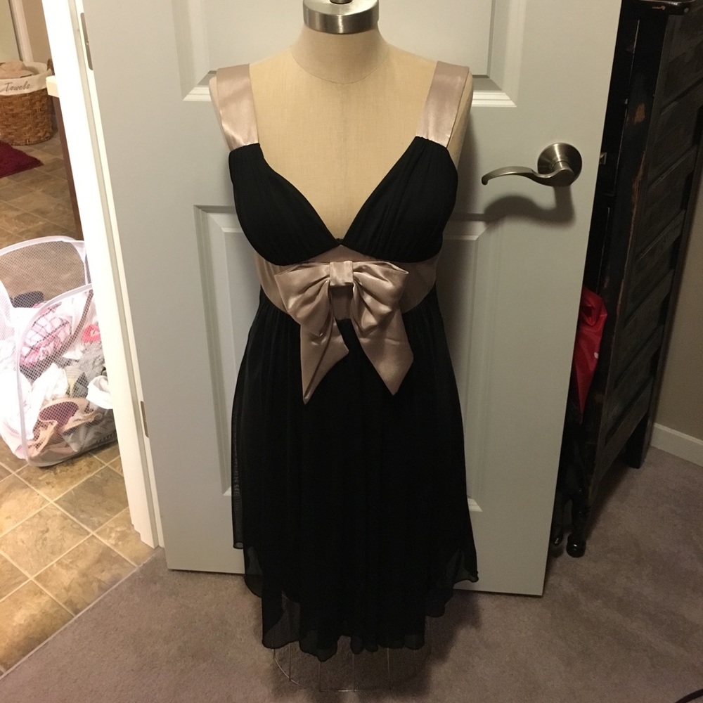 Black cocktail dress