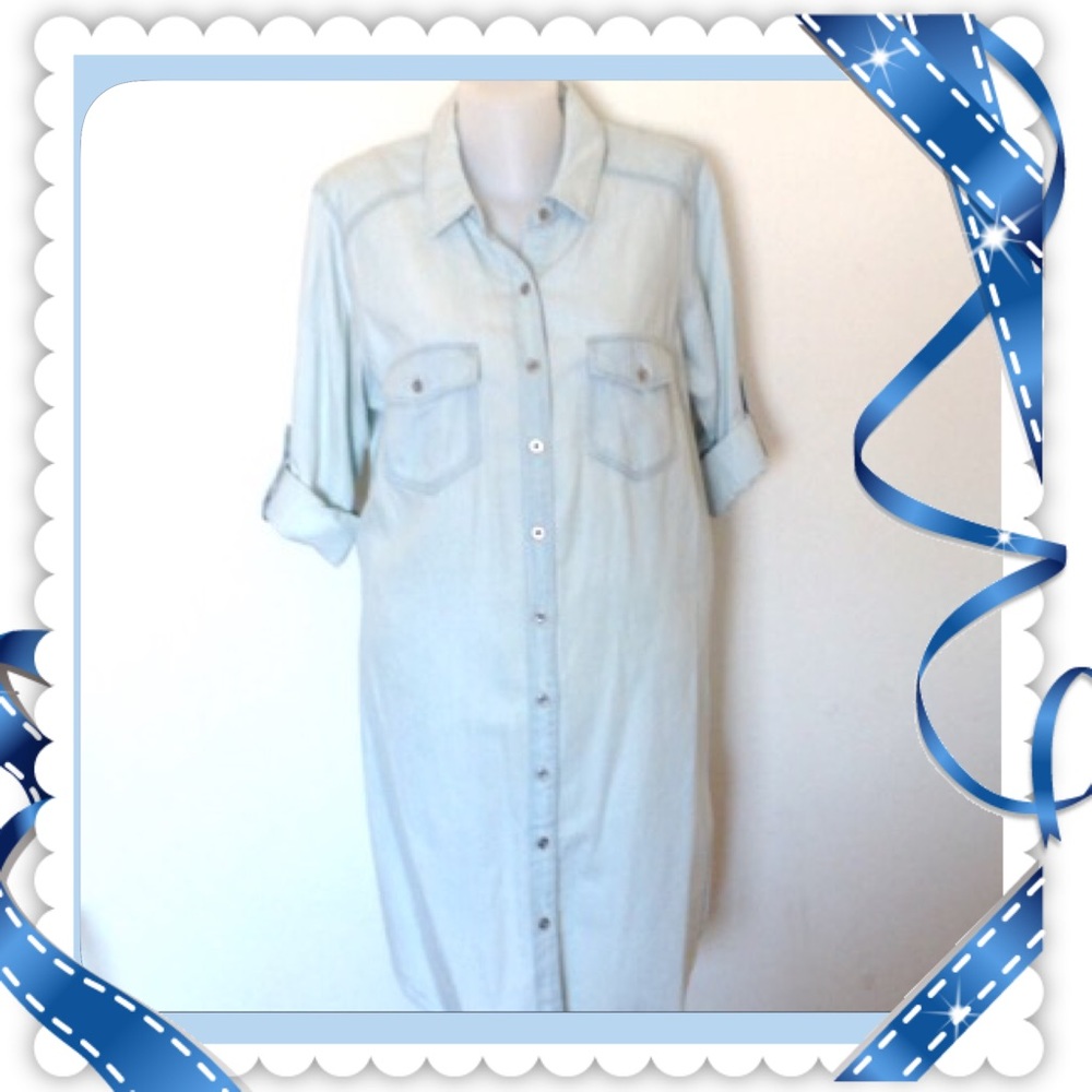 Women's Plus size Shirt Dress