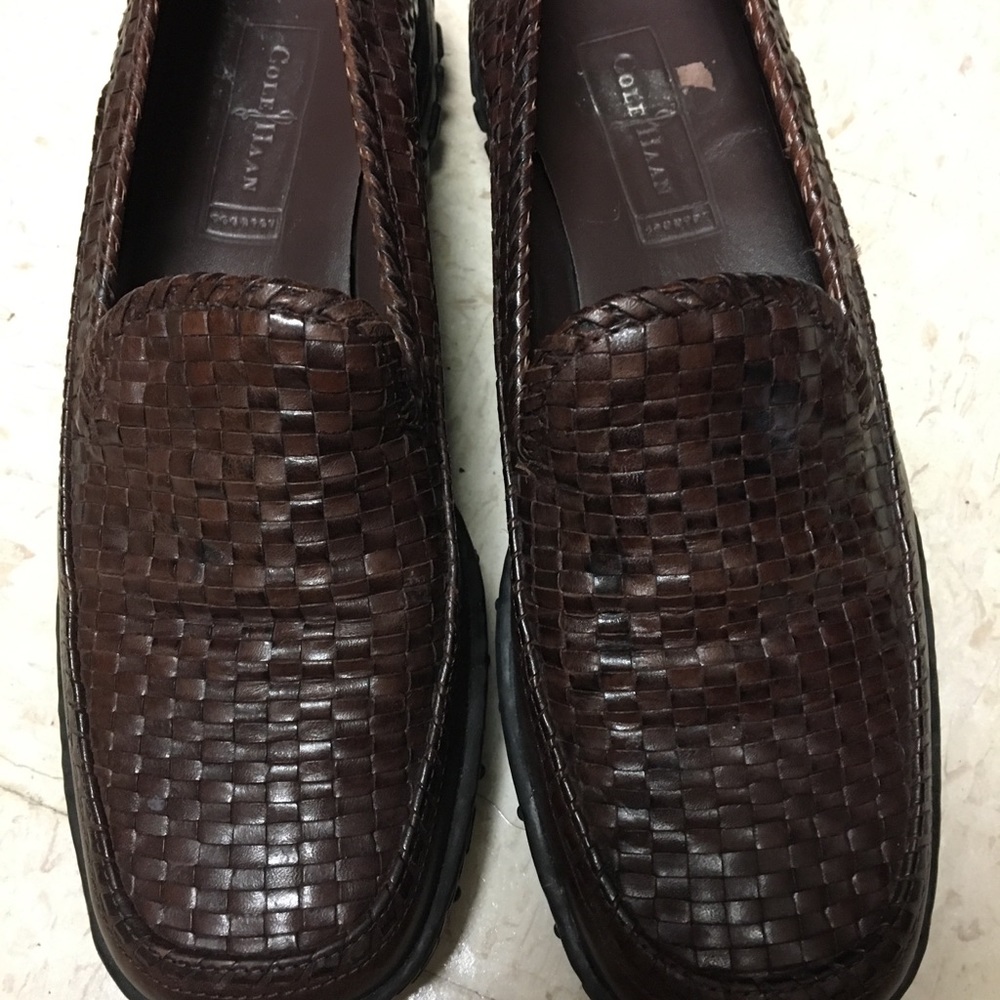 Cole Haan basket woven loafer