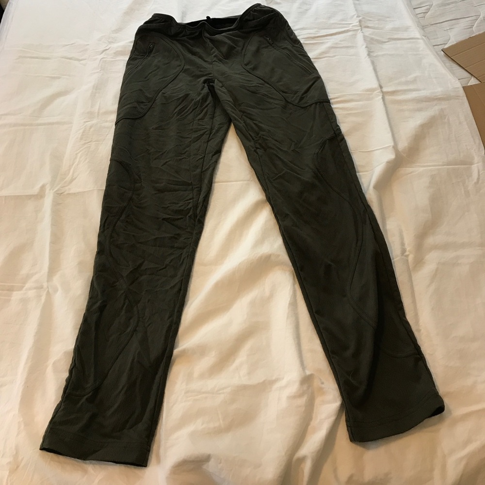 Olive green Pashko travel pants worn once
