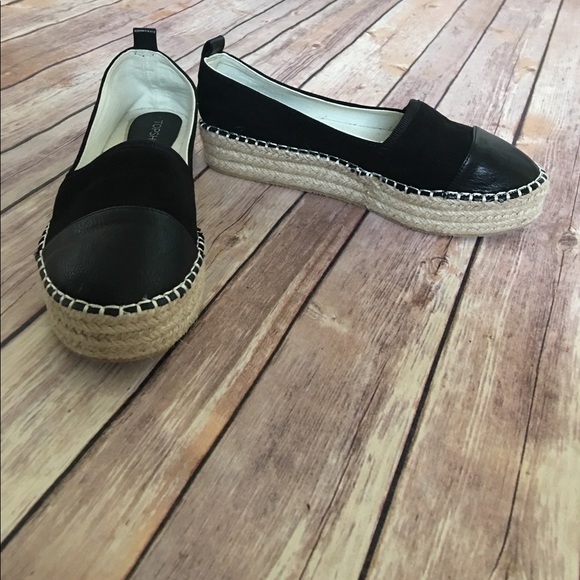 Topshop Shoes - Top Shop Black Espadrilles size 6.5 NWOT