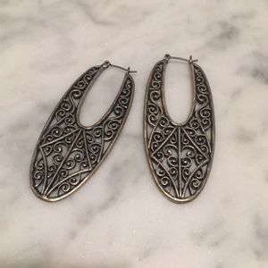 Lucky brand silver earrings