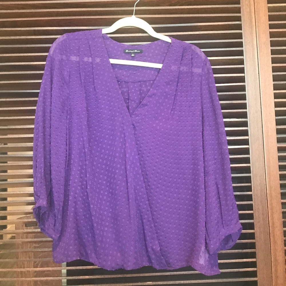 Purple Silk Shirt