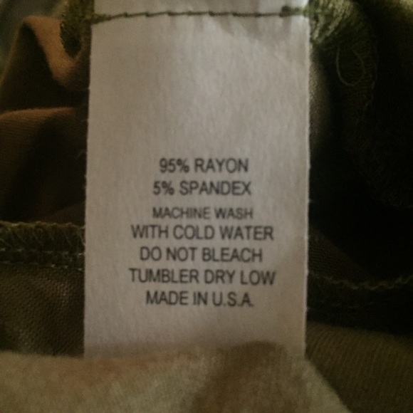 Olive Green Lace Up Long Sleeve Boho Tunic Top - Picture 3 of 4