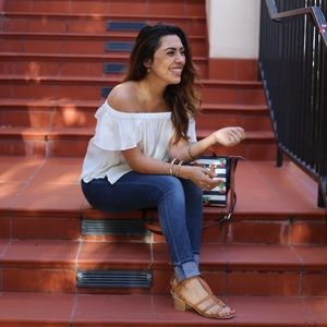 Tops - White off shoulder top Tops - White off shoulder top
