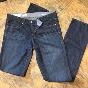 Gap real straight jeans