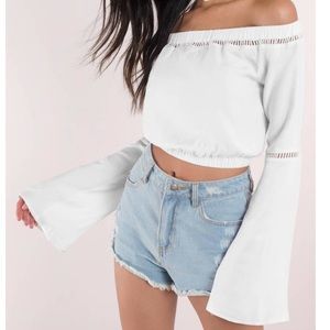 Hope off shoulder top