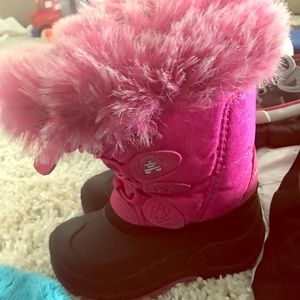 Girls Kamik boots. Size 8 toddler