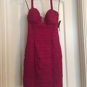 Dark Pink Cocktail Dress