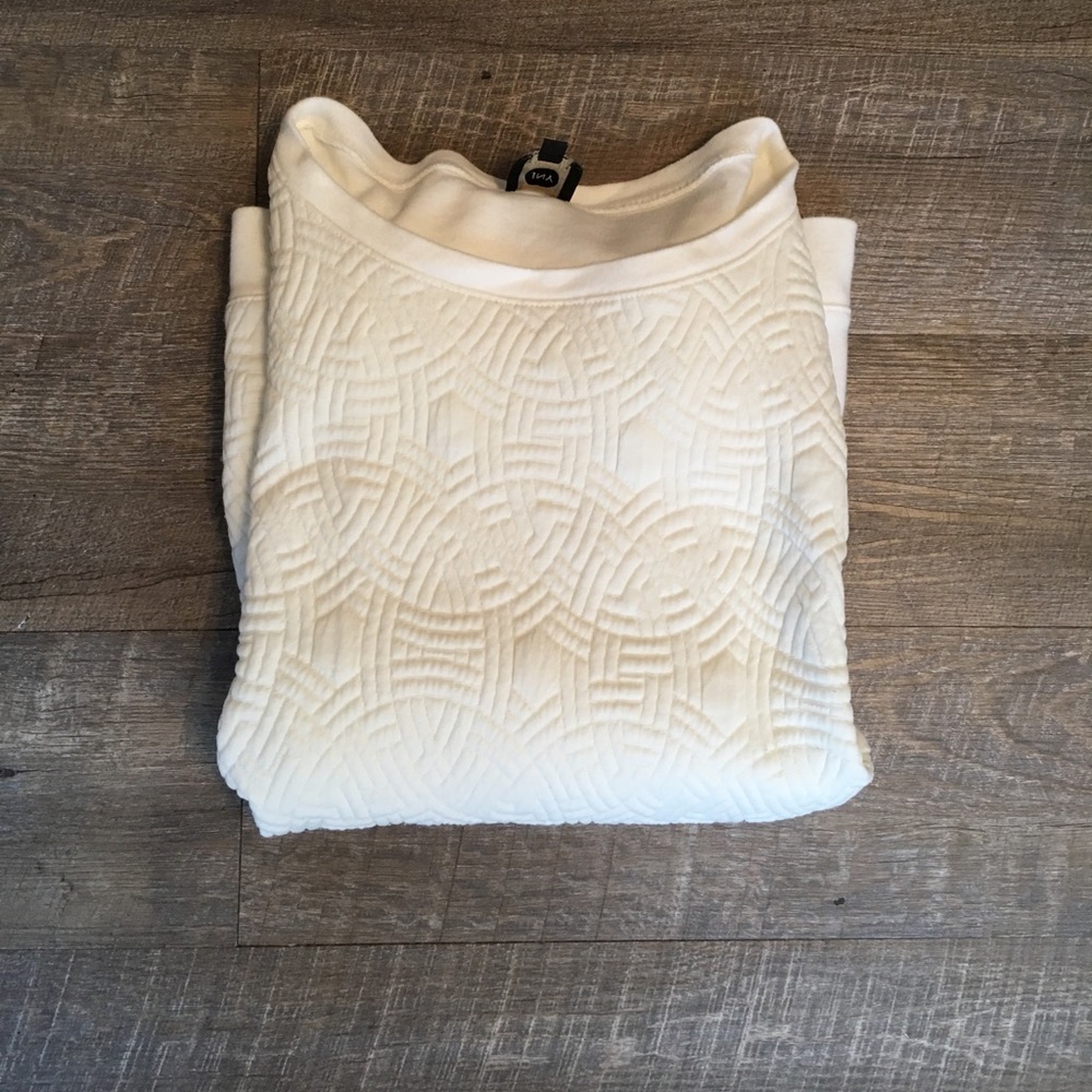 Quilted sweatshirt