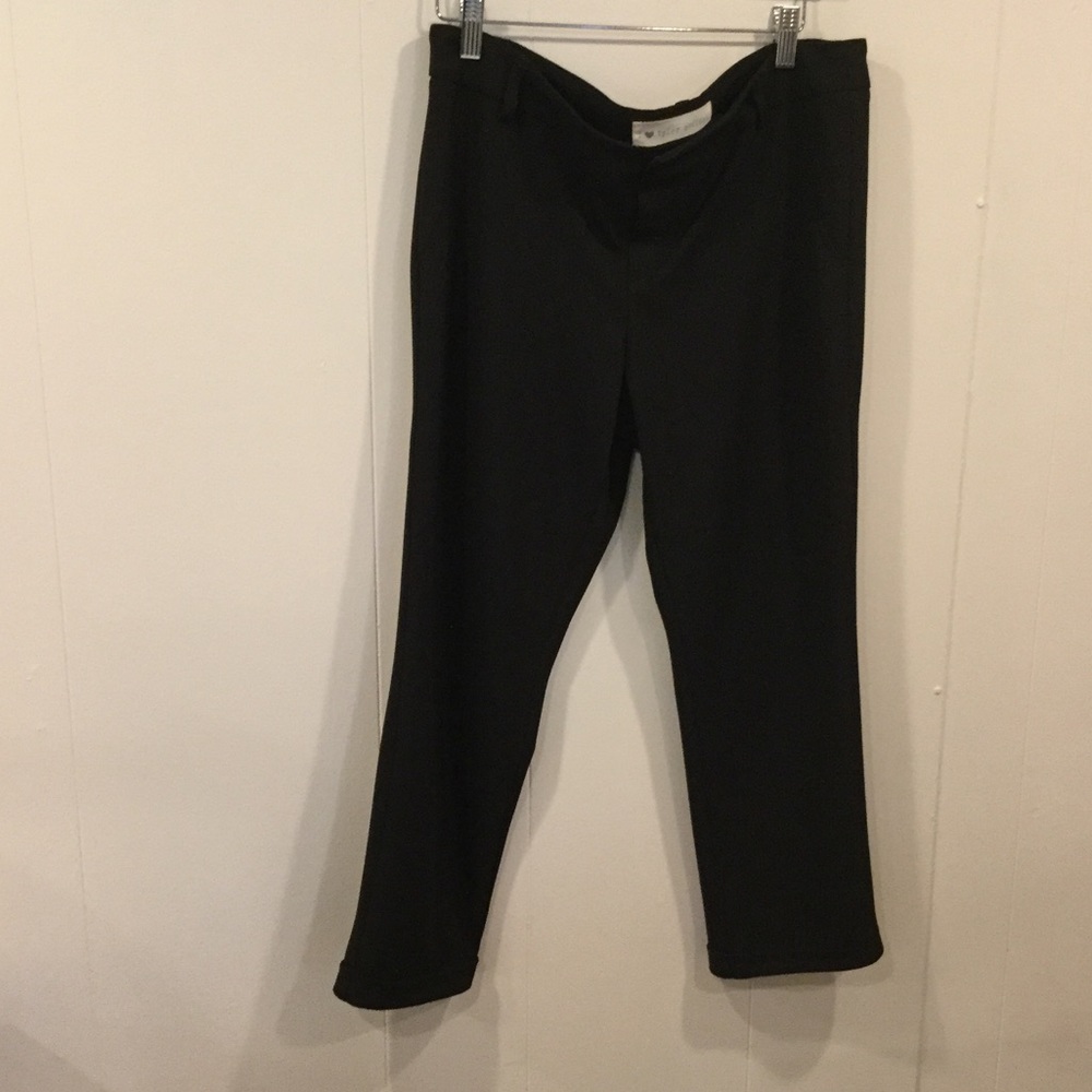 black crop trouser