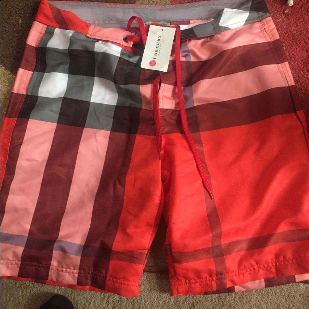 Burberry swim trunks