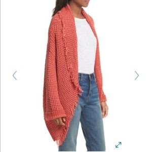 SALE!NWT FREE PEOPLE FRINGE CARDI L