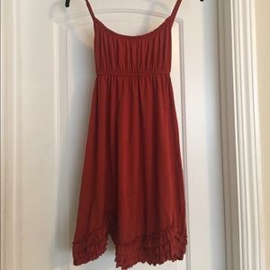 Burnt Orange Summer Dress