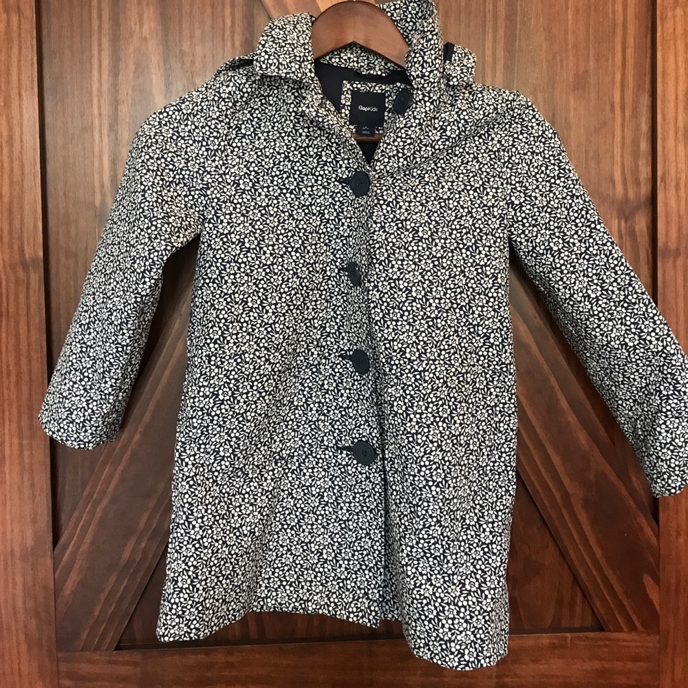GapKids Rain Jacket with detachable hood.