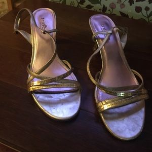 Gold heels