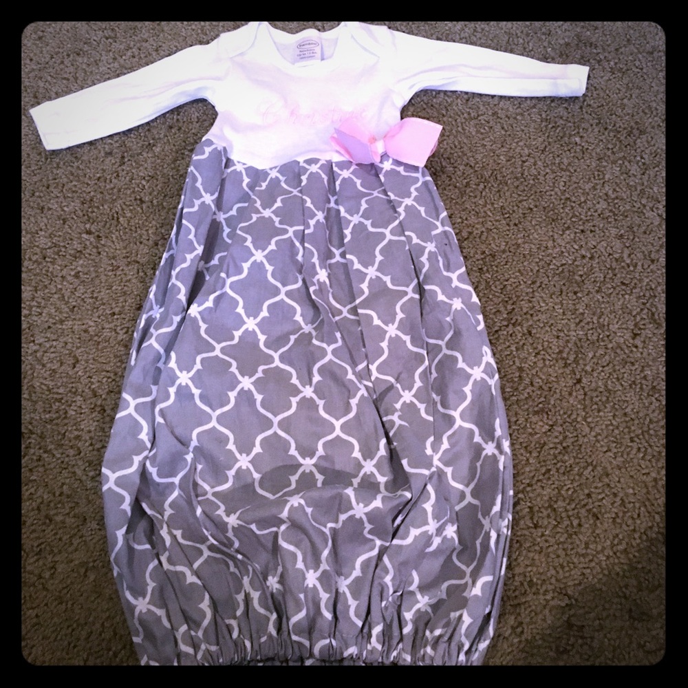 Newborn girl take home outfit