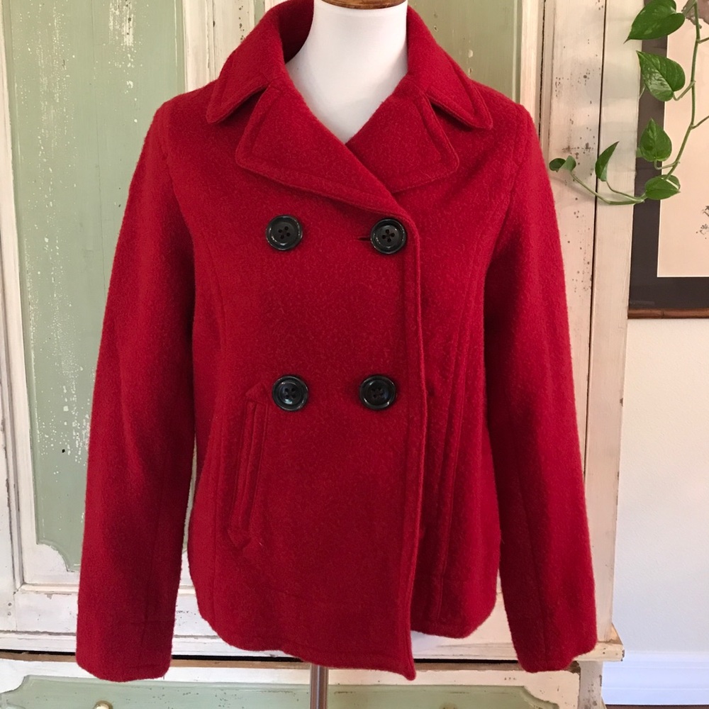 Gap Size Medium Red Double-Breasted Jacket - image 1
