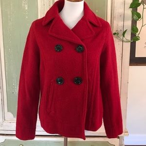 Gap size medium red double-breasted jacket