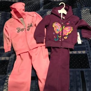 NWT Girls Track Suit Set 4T