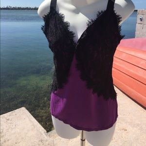 Trendy purple & black rop