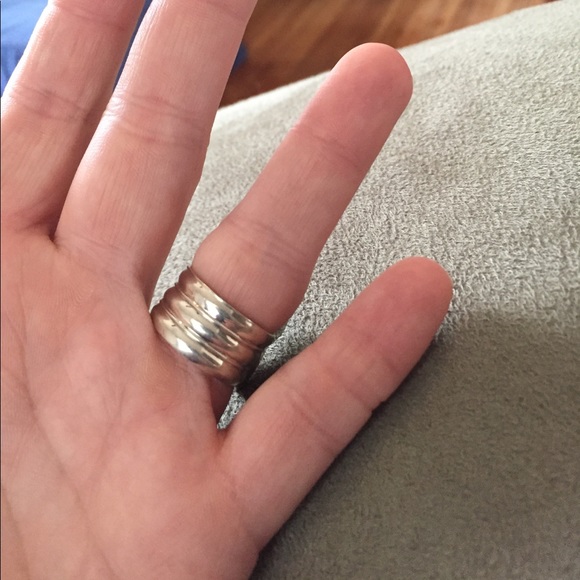 MULTI GEMSTONE STERLING RING - Picture 3 of 5