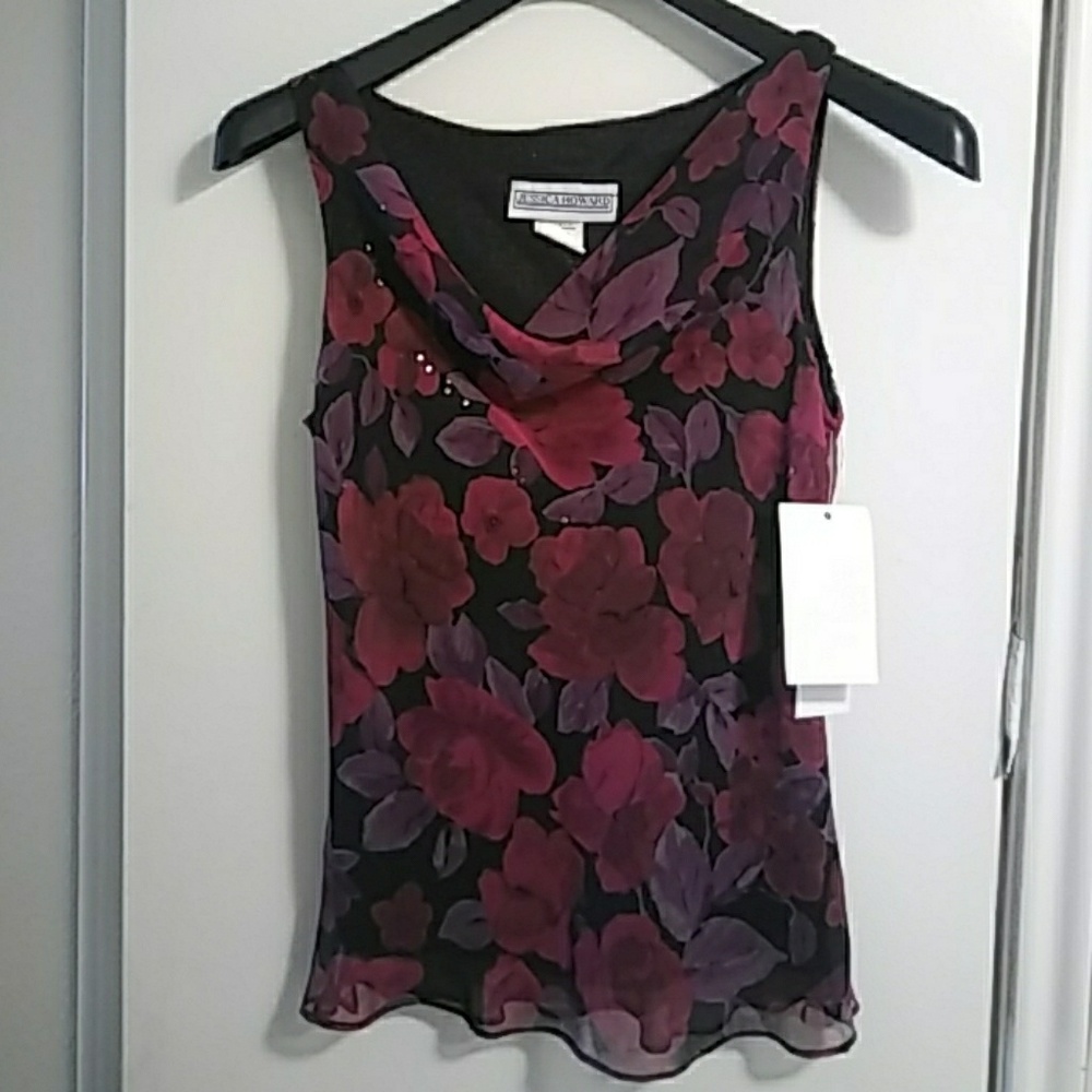 Cute sheer blouse!