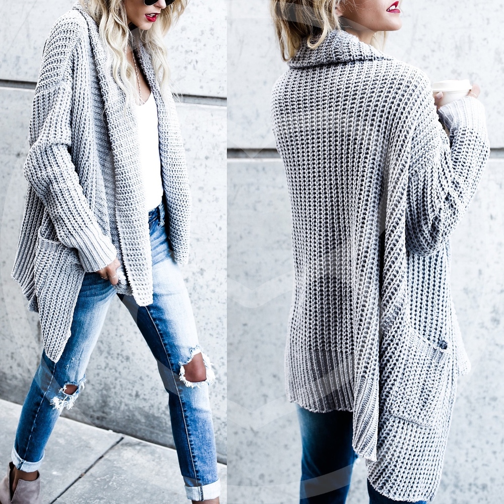LAST - STASSIE Hello Fall Knit Cardigan - Picture 3 of 5