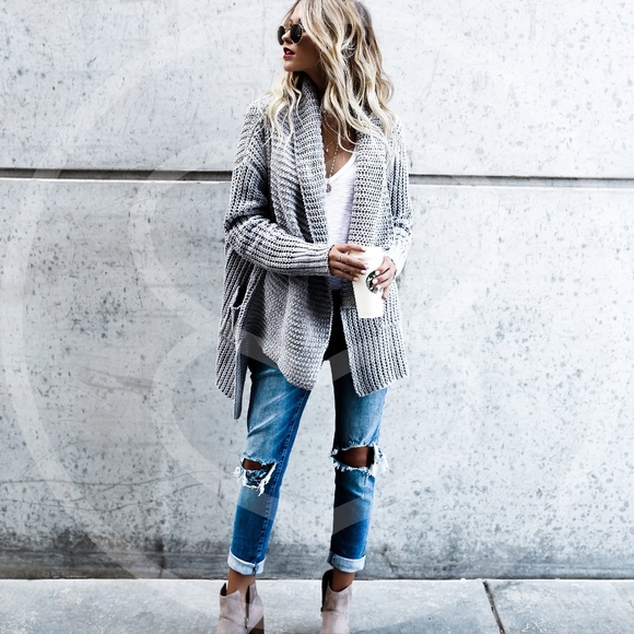 LAST - STASSIE Hello Fall Knit Cardigan - Picture 2 of 5