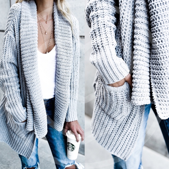 LAST - STASSIE Hello Fall Knit Cardigan - Picture 4 of 5