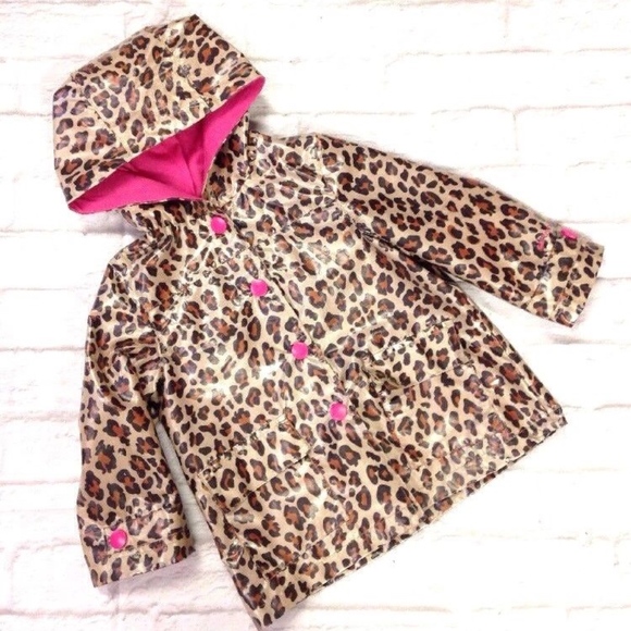 leopard print coat for baby girl