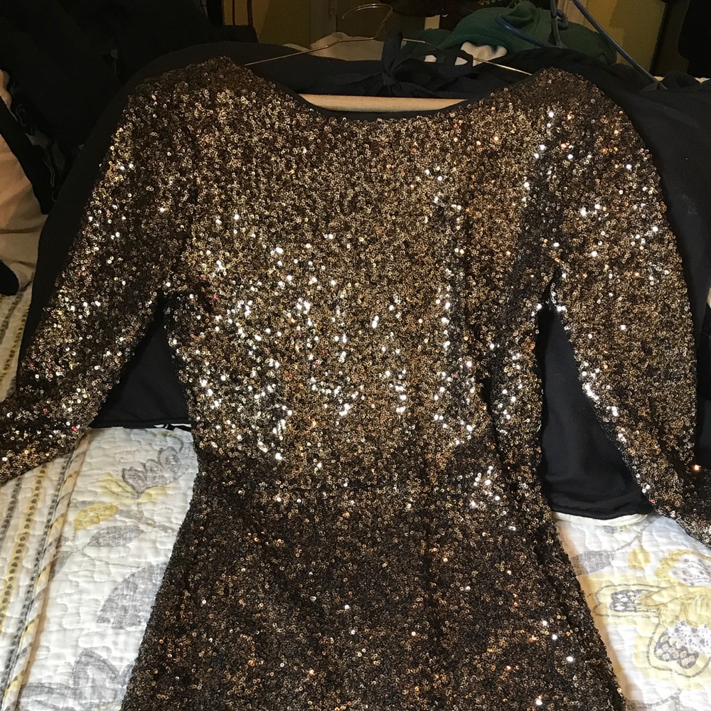 Bold sequin dress