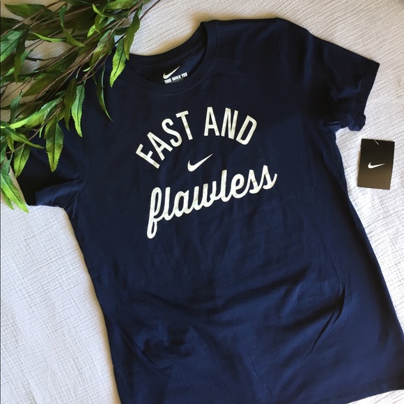 Nike Tops - Navy Nike Tee