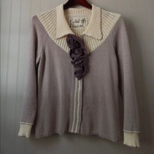 Anthropologie 100% wool sweater