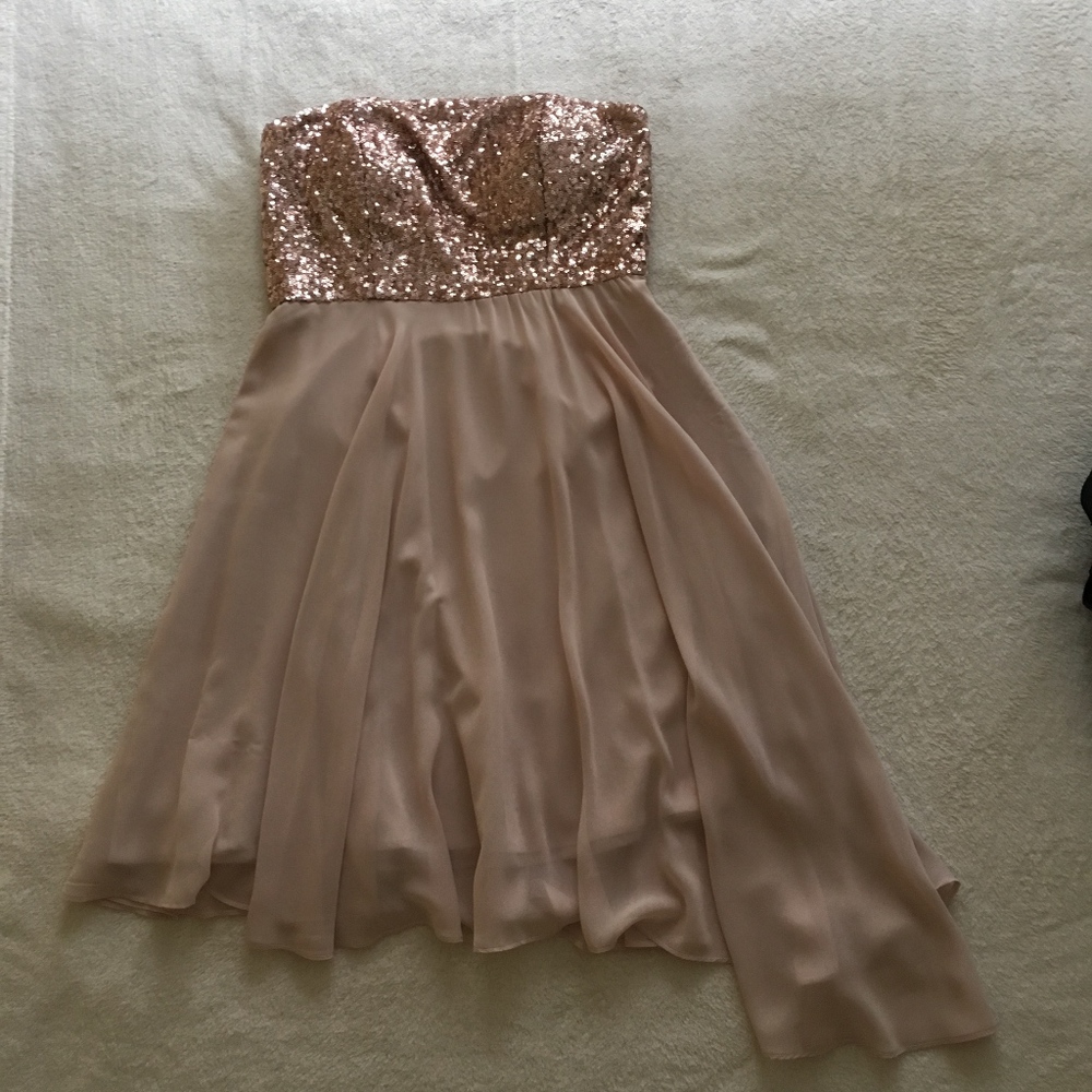 Gianni Bini Strapless Sequin Dress