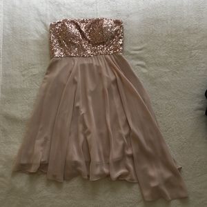 Gianni Bini Strapless Sequin Dress