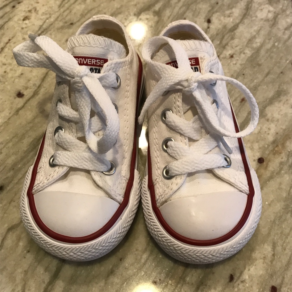 White Baby Converse