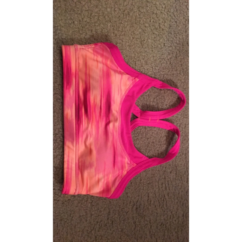 Pink Sports Bra