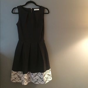 EUC Black Lace 'Luck Be A Lady' A-line Dress